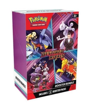 Pokémon TCG: Destined Rivals Booster Bundle 6 Packs Factory Sealed SV10 bundle